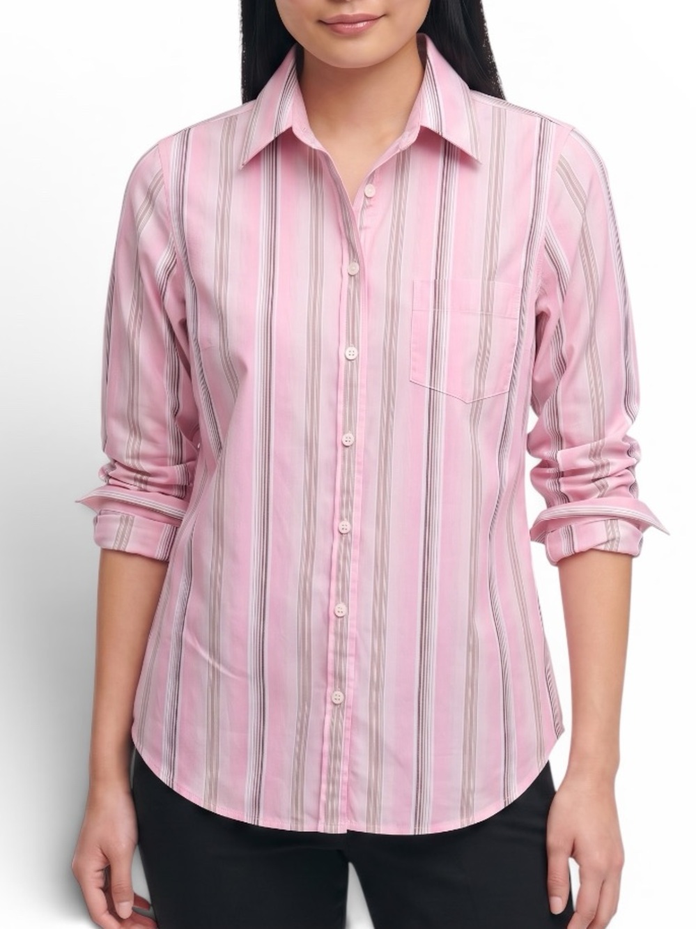 J Crew Classic Pink Poplin Cotton Button Down Slim Fit Sz M Collared Shirt Top